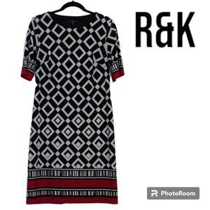 R&K Geometric Print Dress